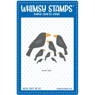 Whimsy Stamps Cutting Dies - A Murder of Crows